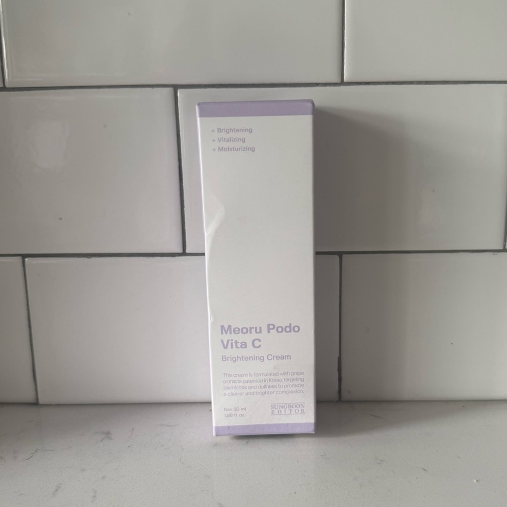 Sungboon Editor Meoru Podo Vita C Brightening Cream - 50ml/1.69 fl oz - NWB‎